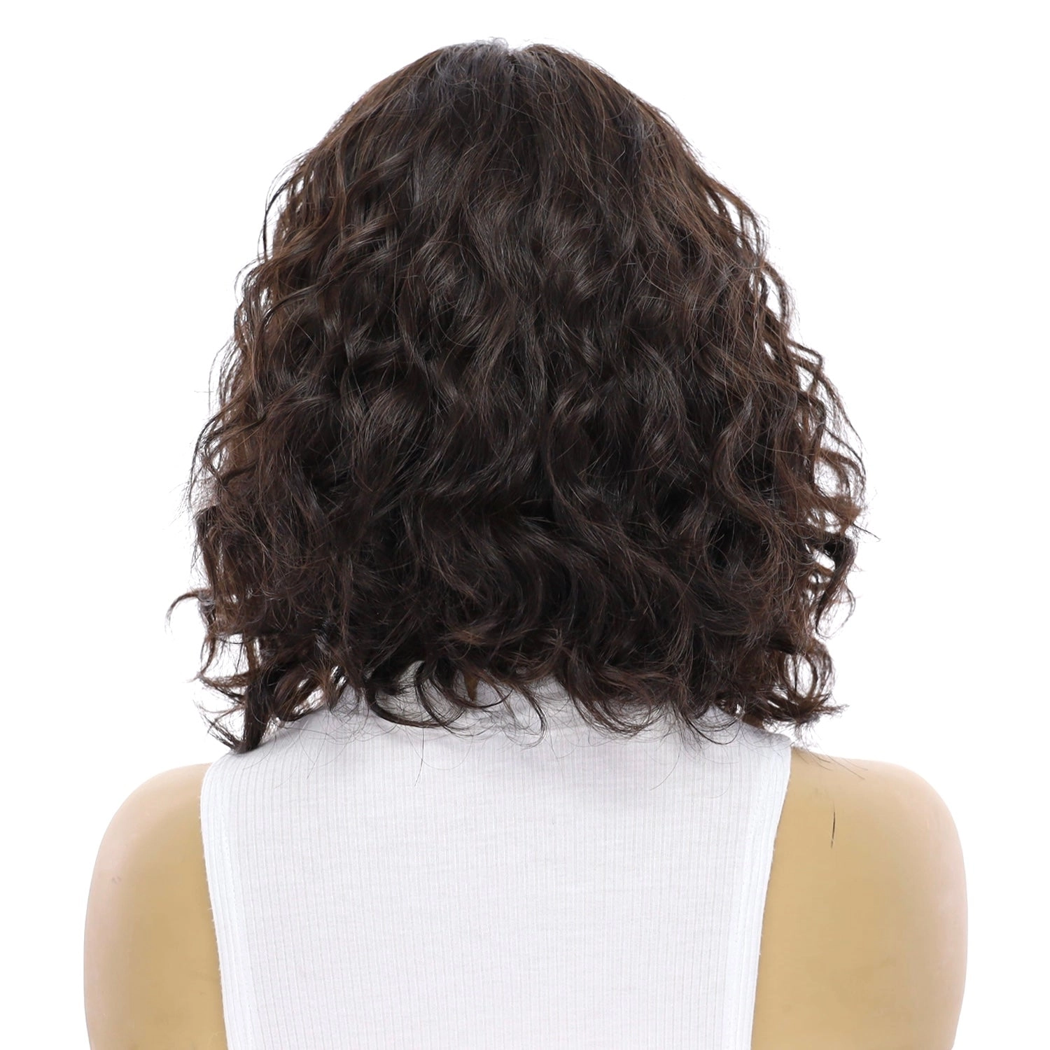 12" Divine Lace Top Wig Soft Black Wavy