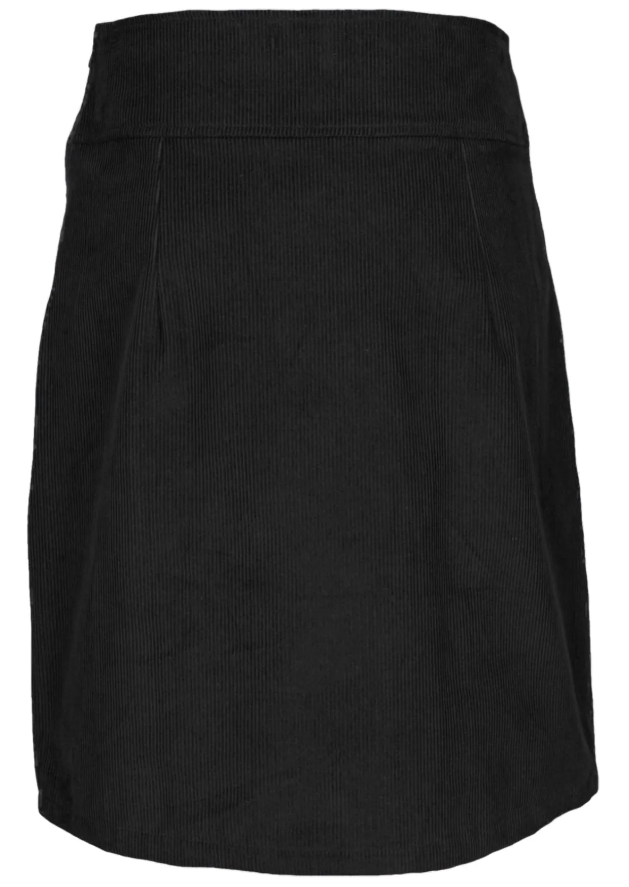 Aalia Corduroy Skirt Black