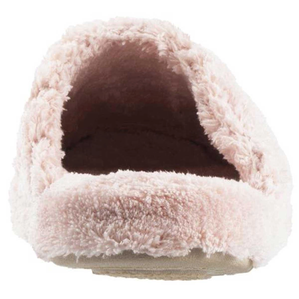 Acorn Women’s Clog - Spa Quilted Stitching Pink Comfort Terry, Large | A20123PINWL