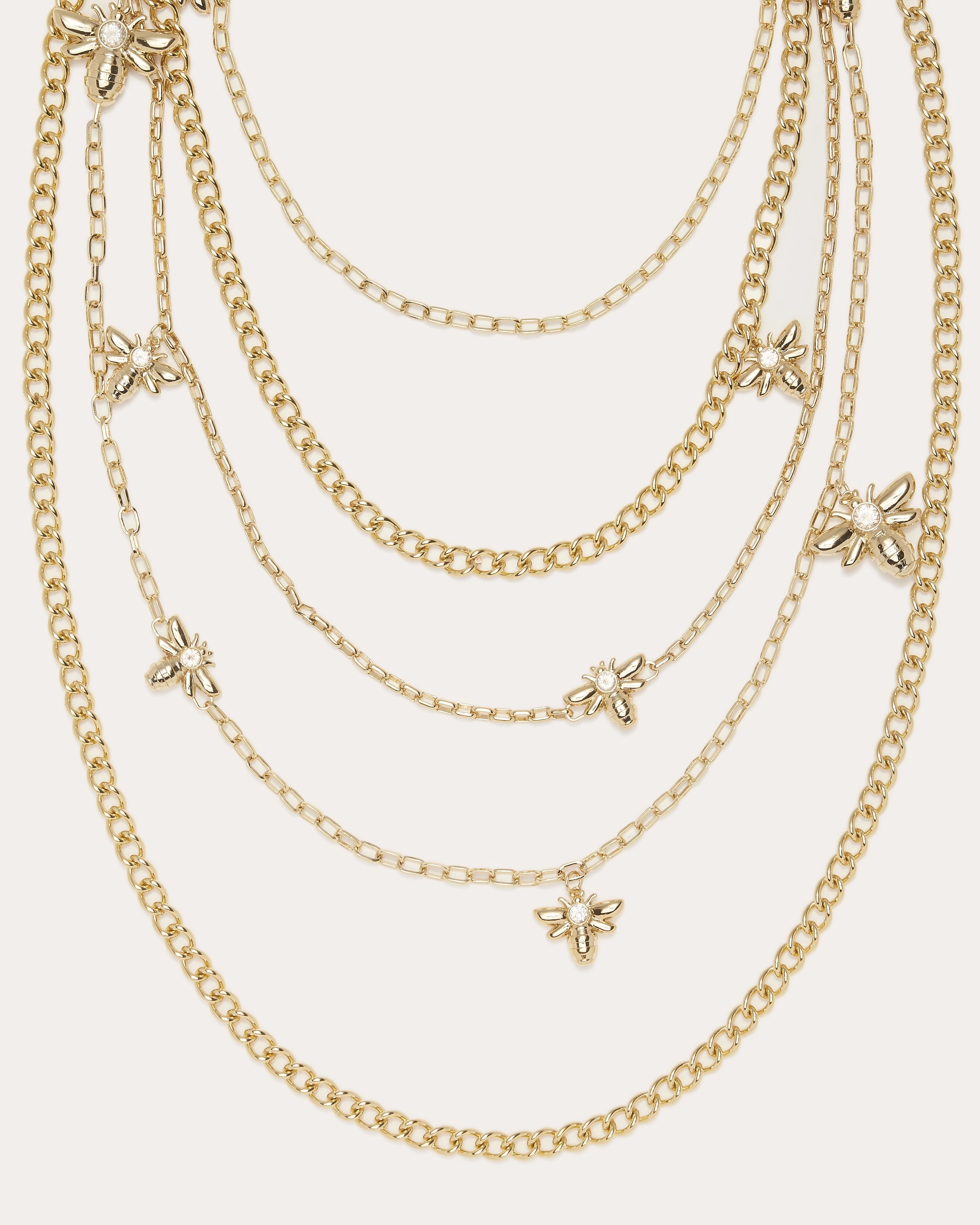 Angie Layered Bee Necklace