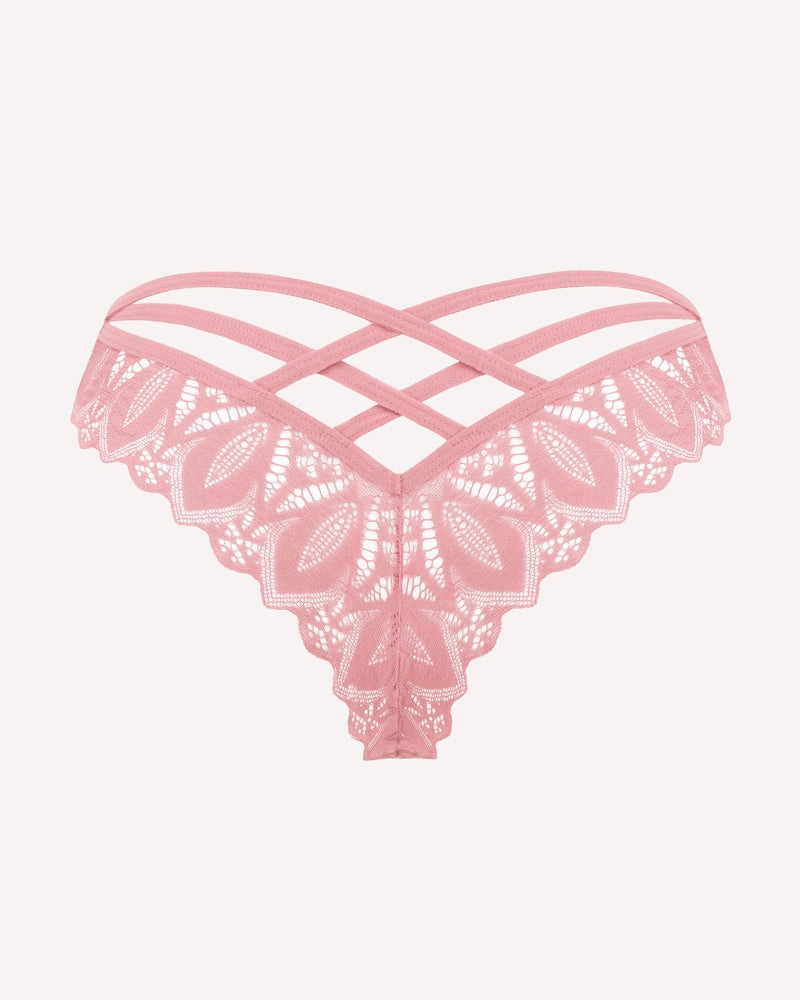 Cheeky Panties Lace Criss Cross Underwear