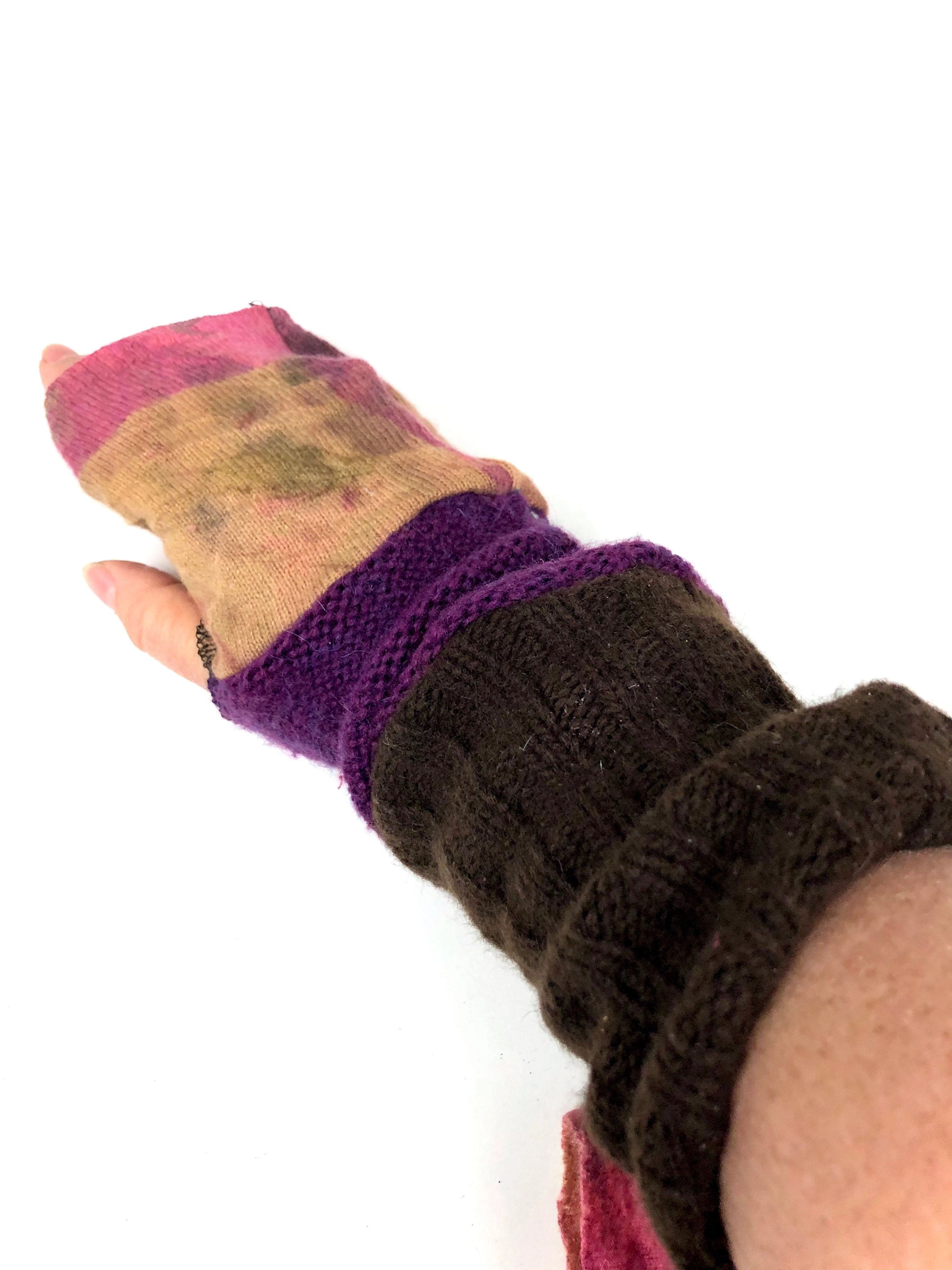 Fingerless glove arm warmers