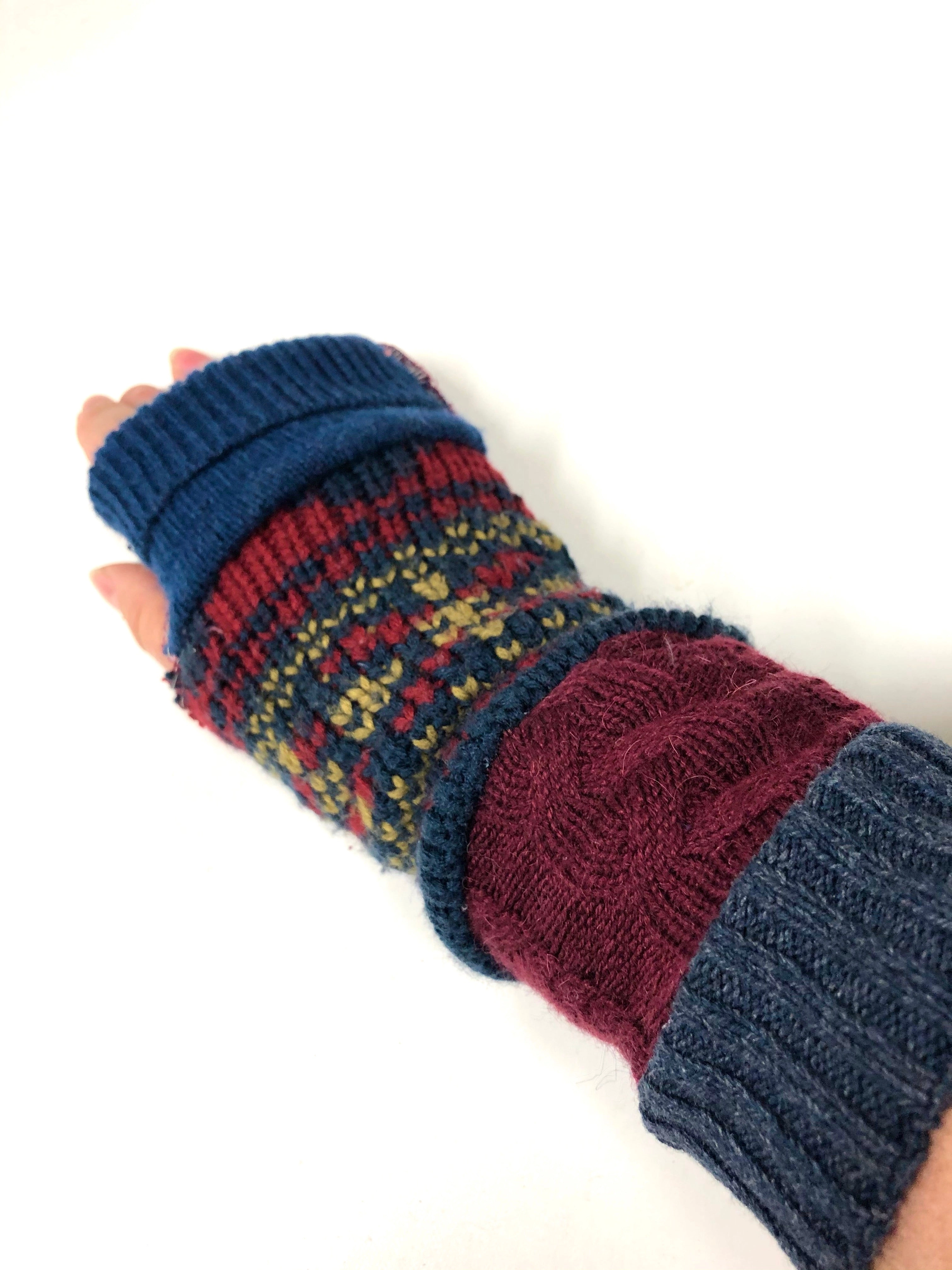 Fingerless glove arm warmers