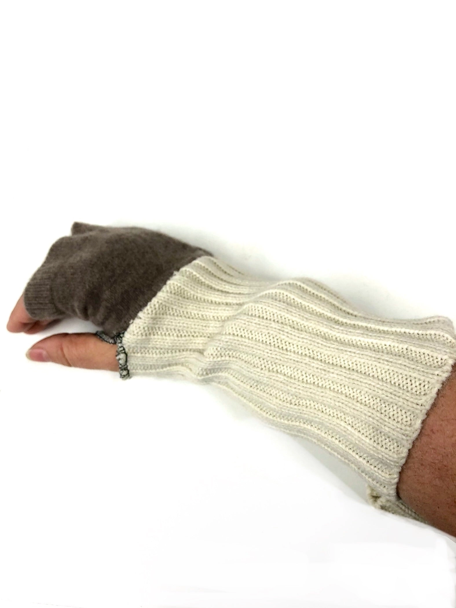 Fingerless glove arm warmers