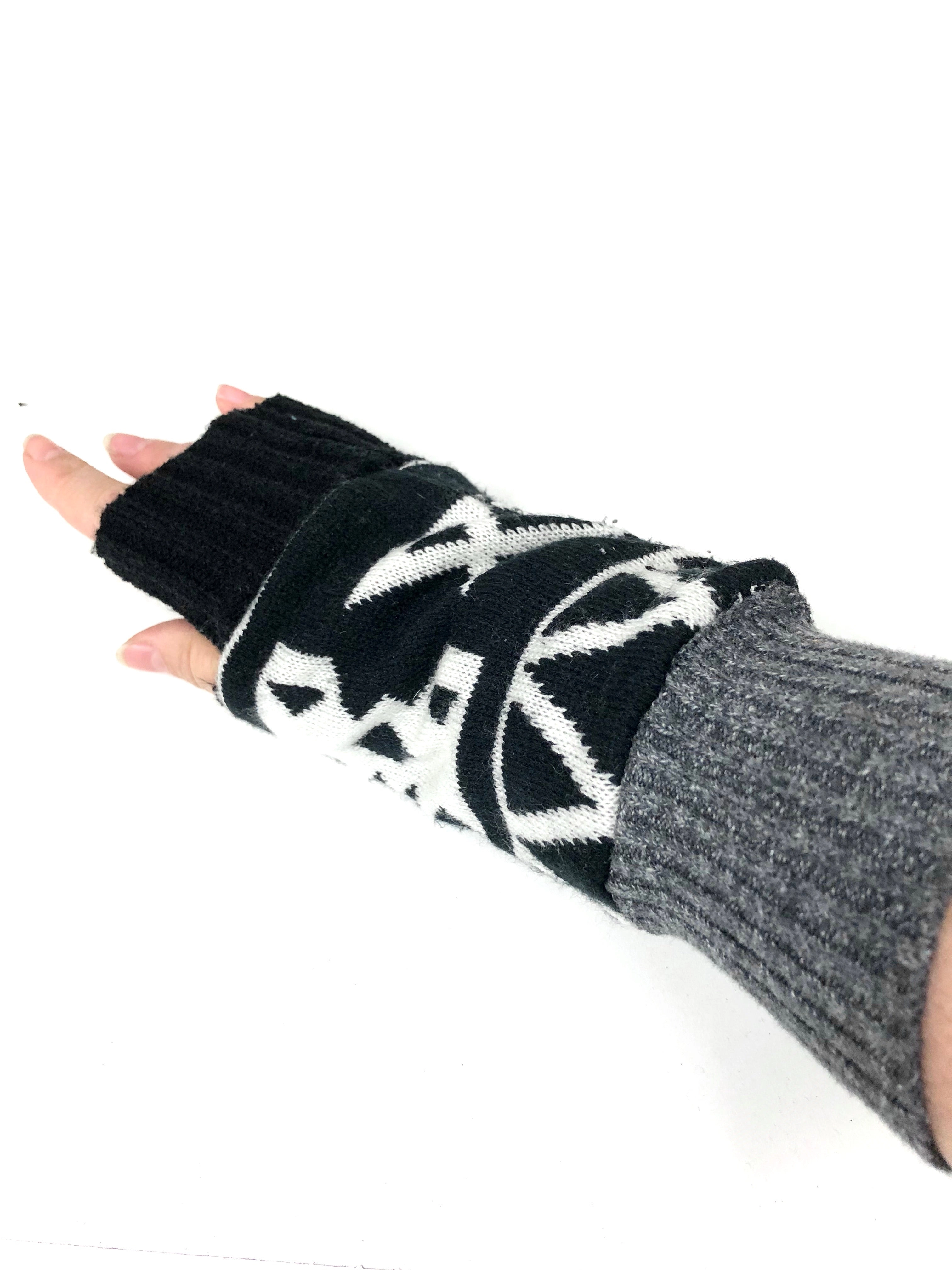 Fingerless glove arm warmers