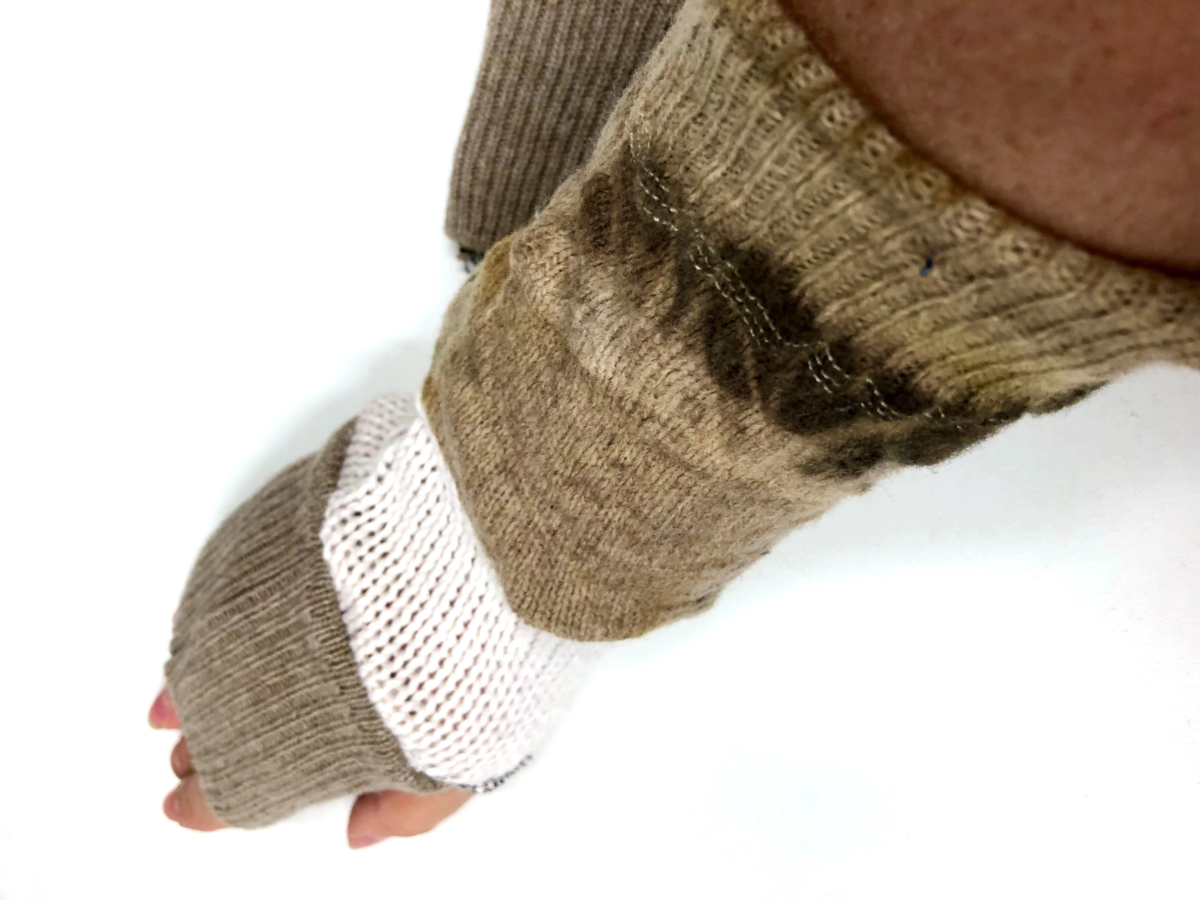 Fingerless glove arm warmers
