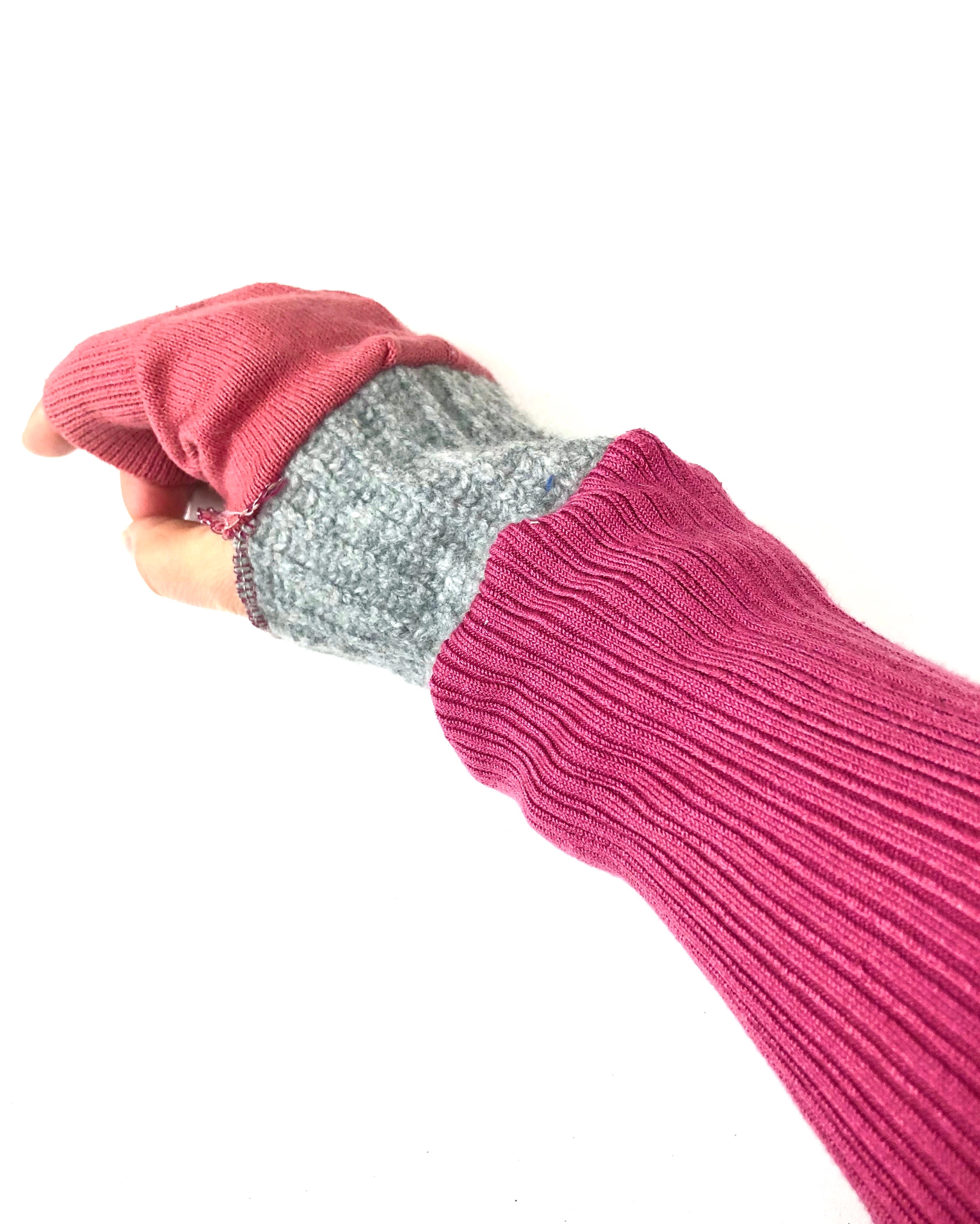 Fingerless glove arm warmers
