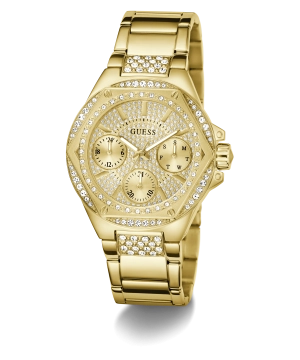 GUESS Ladies Gold Tone Multi-function Watch