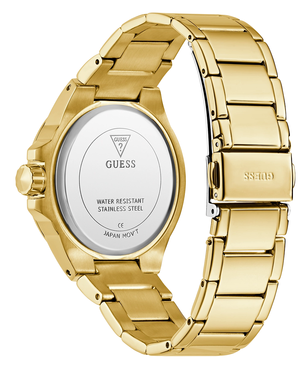 GUESS Ladies Gold Tone Multi-function Watch