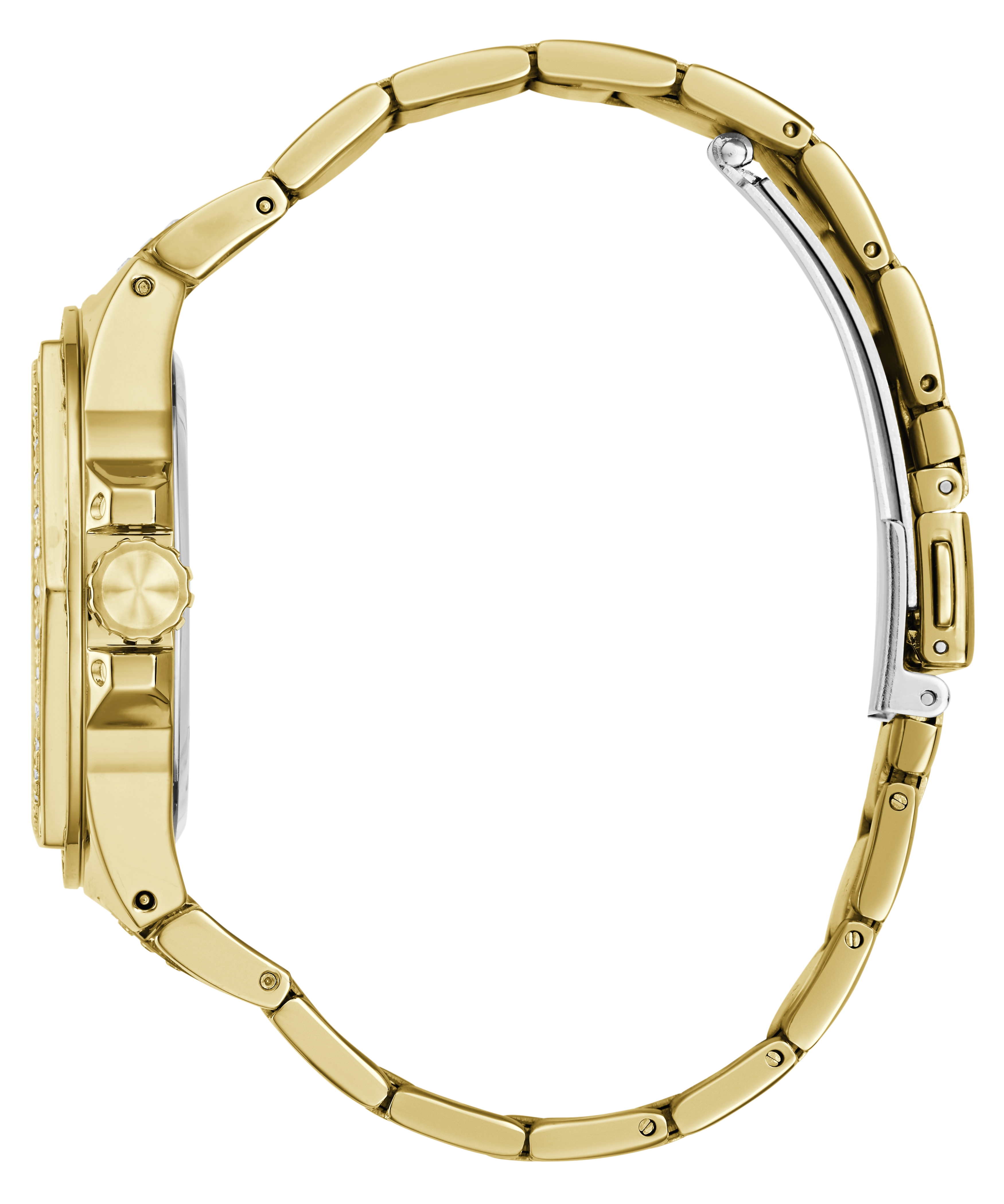 GUESS Ladies Gold Tone Multi-function Watch