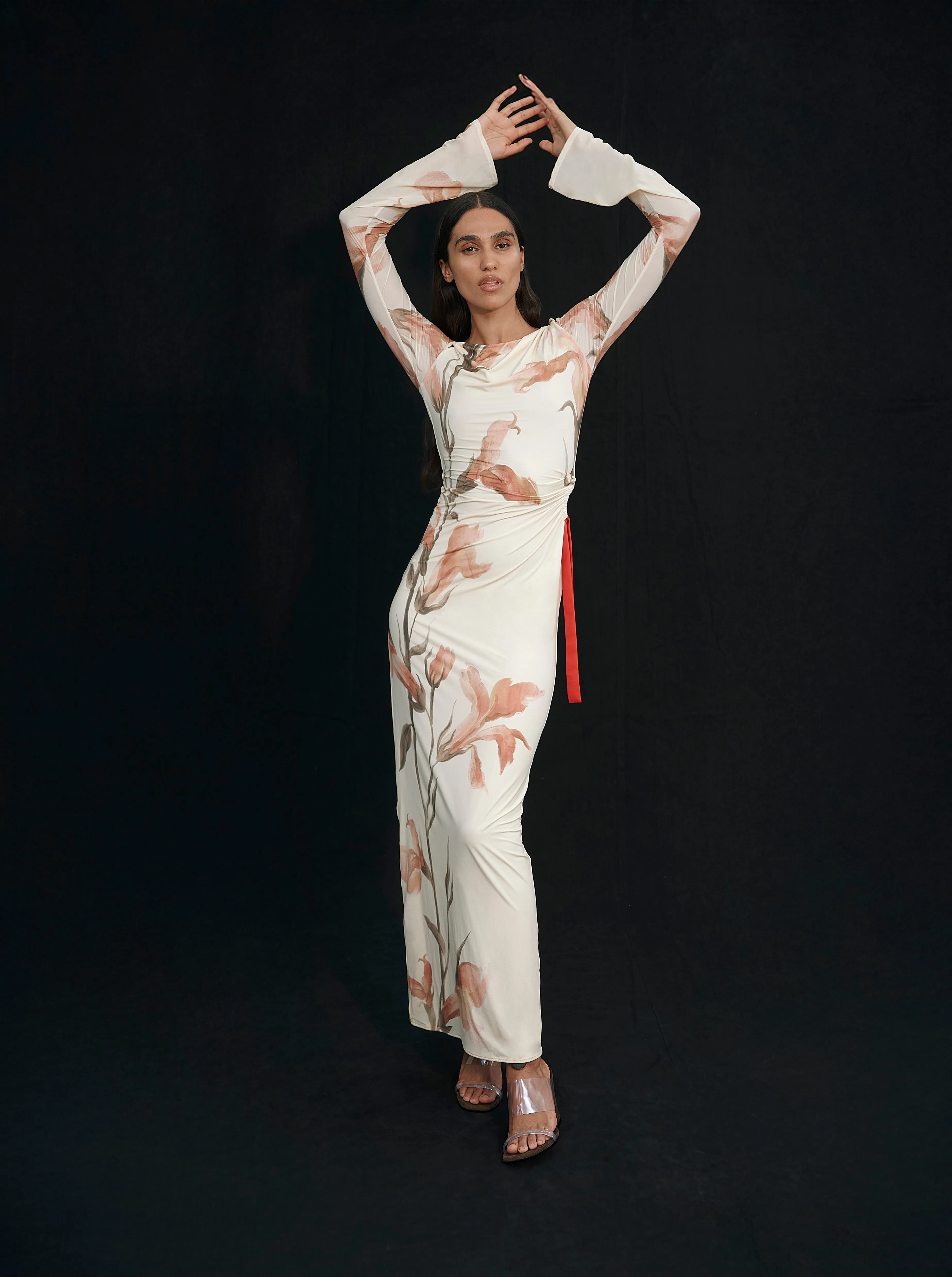 Hana Tie Maxi Dress