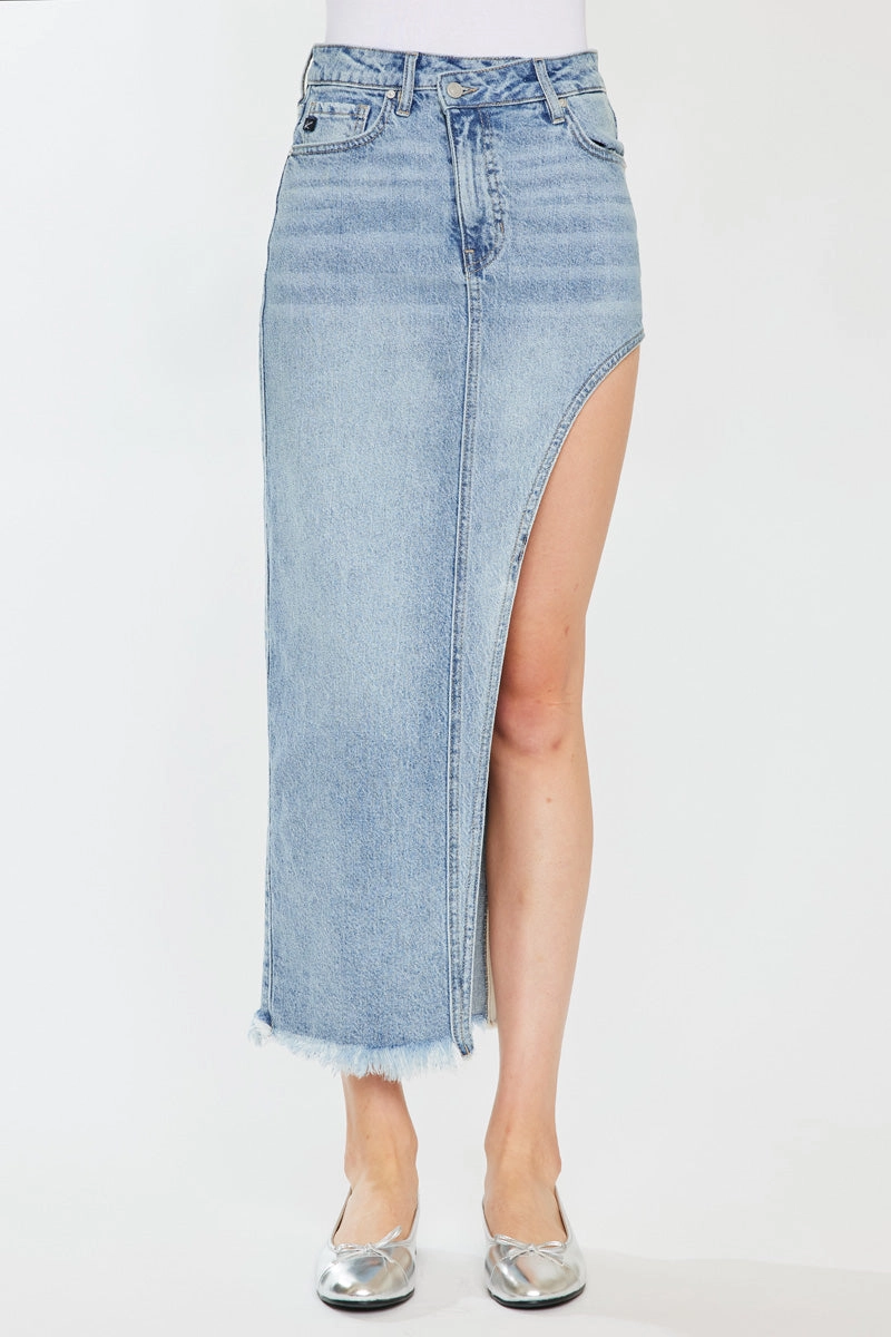 Iris Maxi Denim Skirt