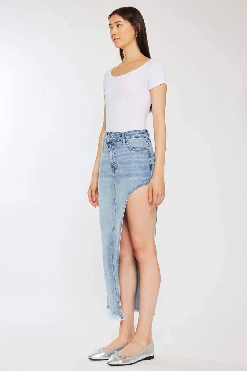 Iris Maxi Denim Skirt