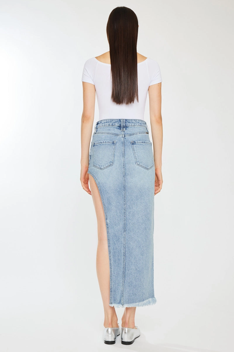 Iris Maxi Denim Skirt
