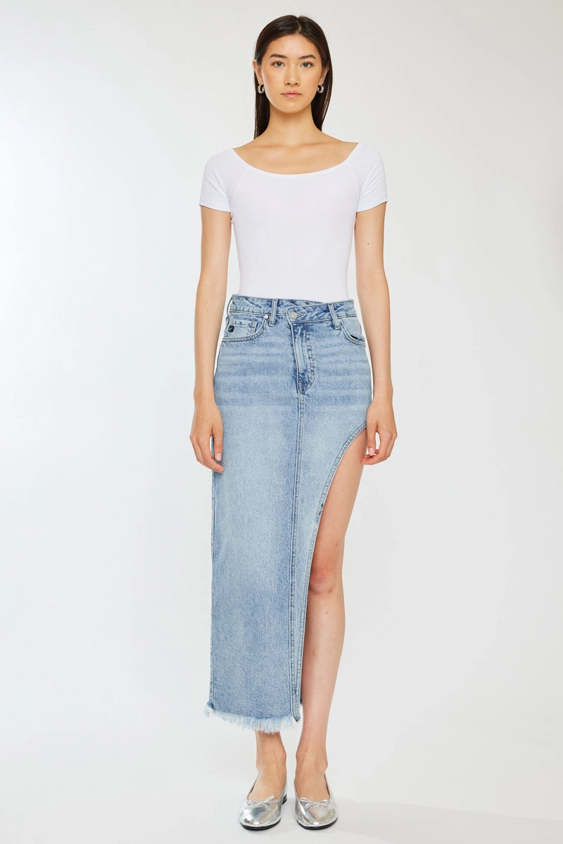 Iris Maxi Denim Skirt