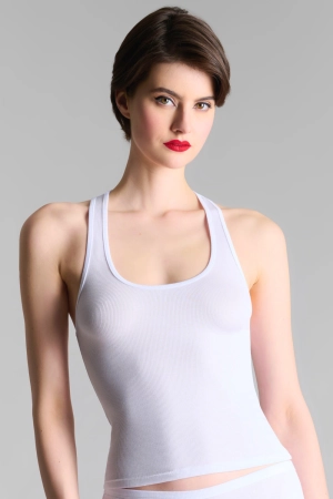 La Femme Amazone Tank Top White