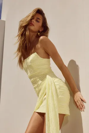 LEMON LACEY MINI DRESS