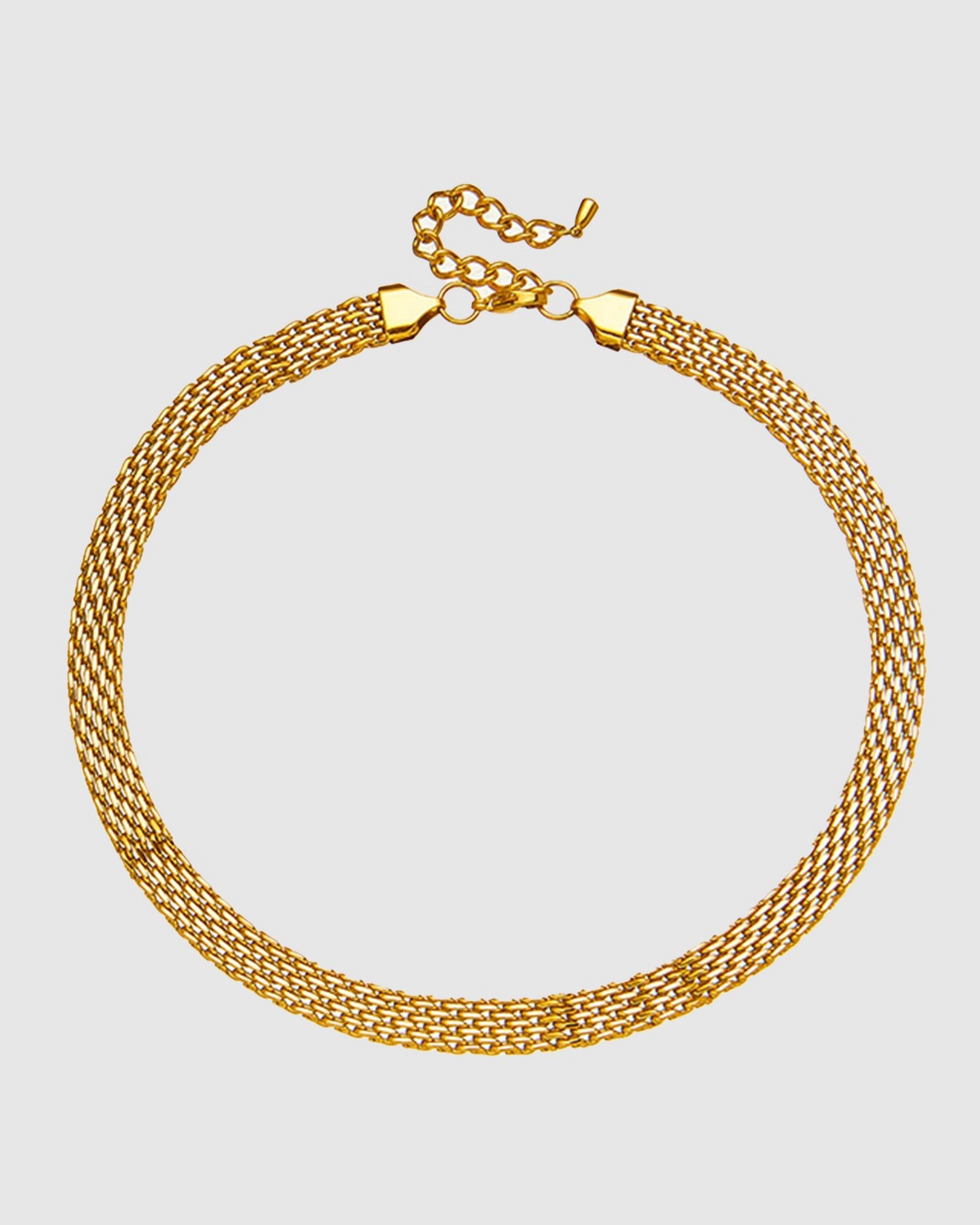 Mesh Necklace Gold