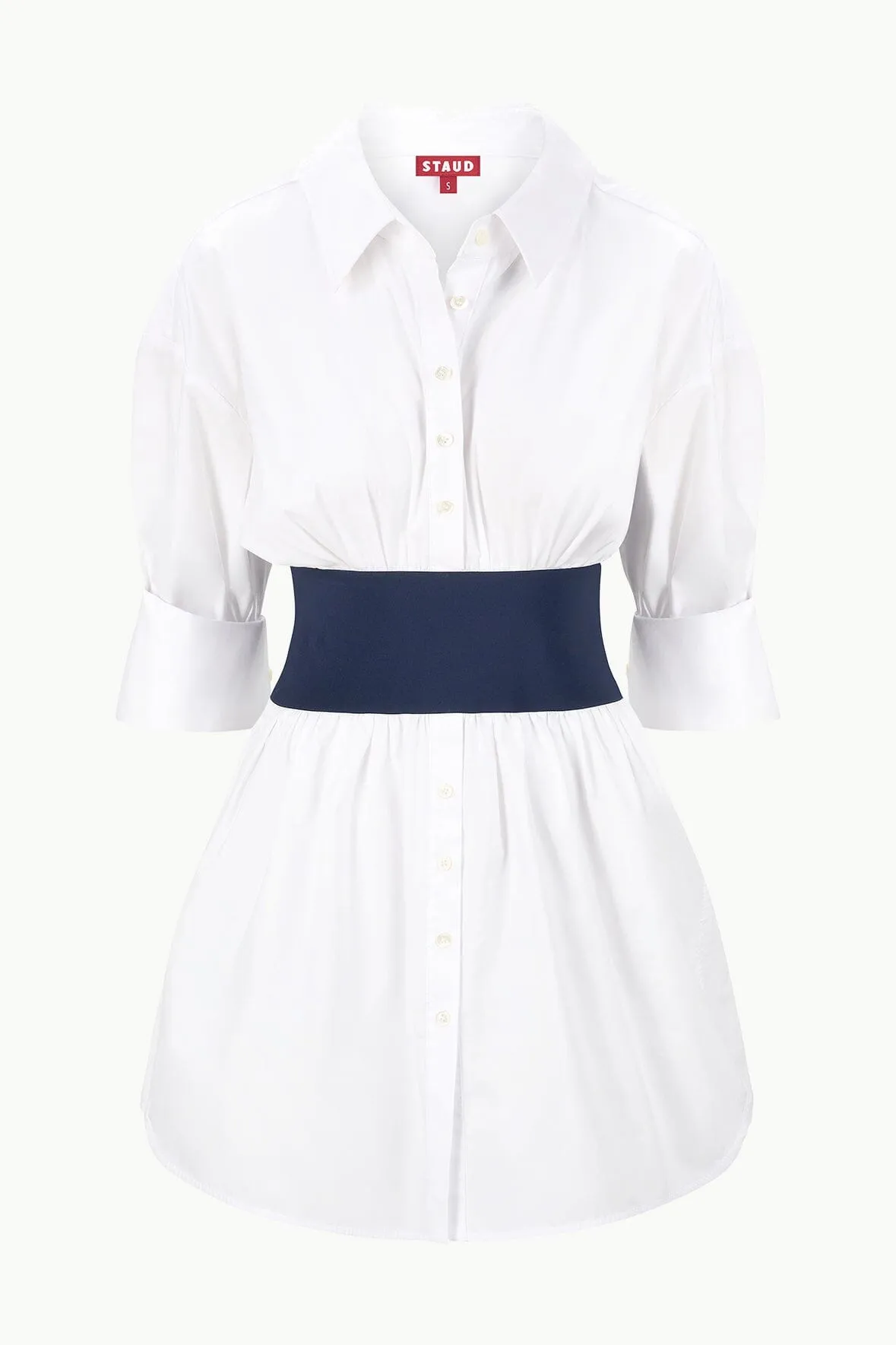 MICHELLE DRESS | WHITE NAVY