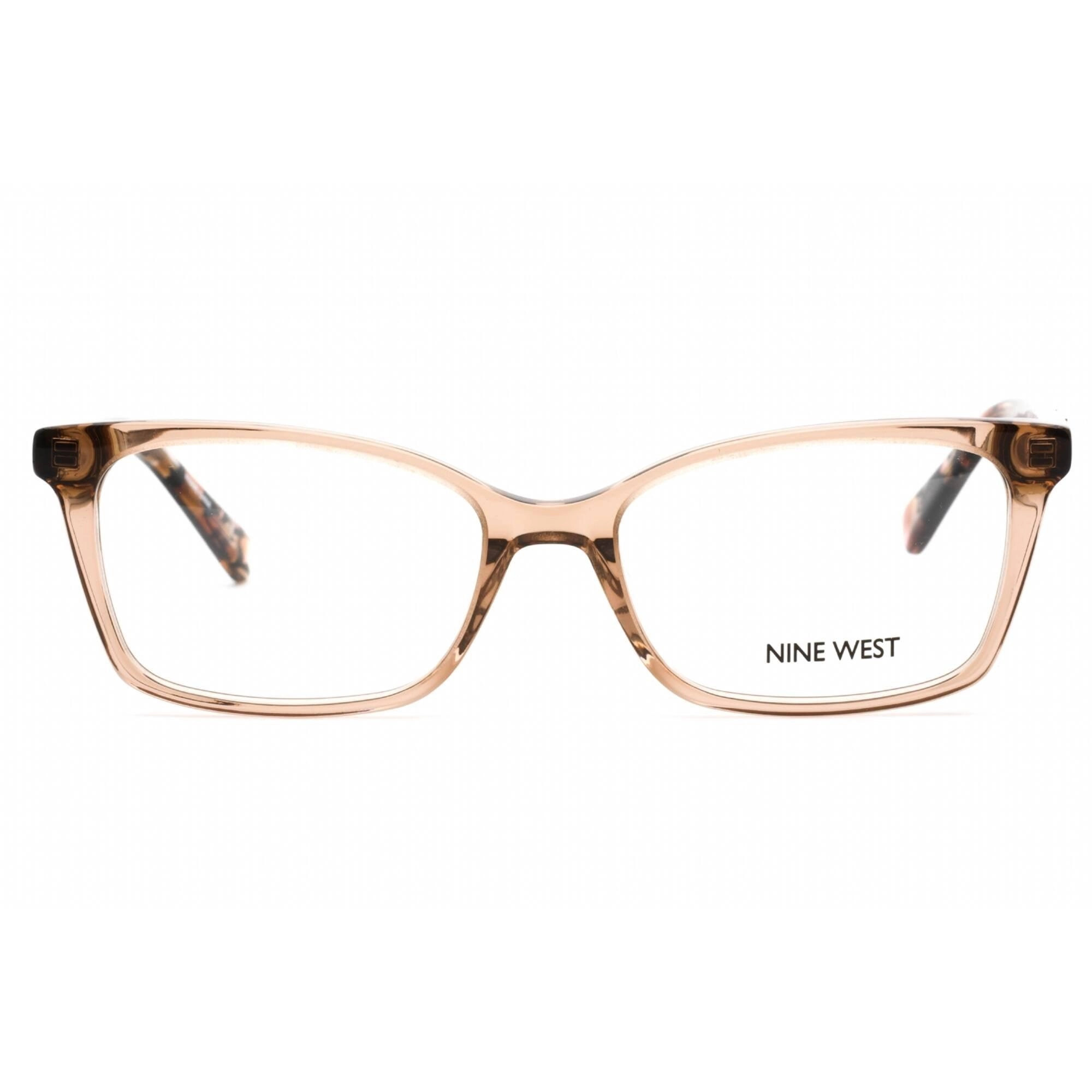 Nine West Women's Eyeglasses - Crystal Camel Plastic Rectangular Frame | NW5189 220