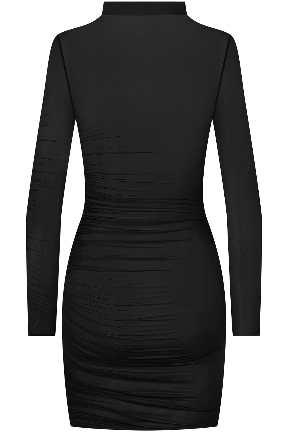 Nuit Fauve Long Sleeve Short Dress