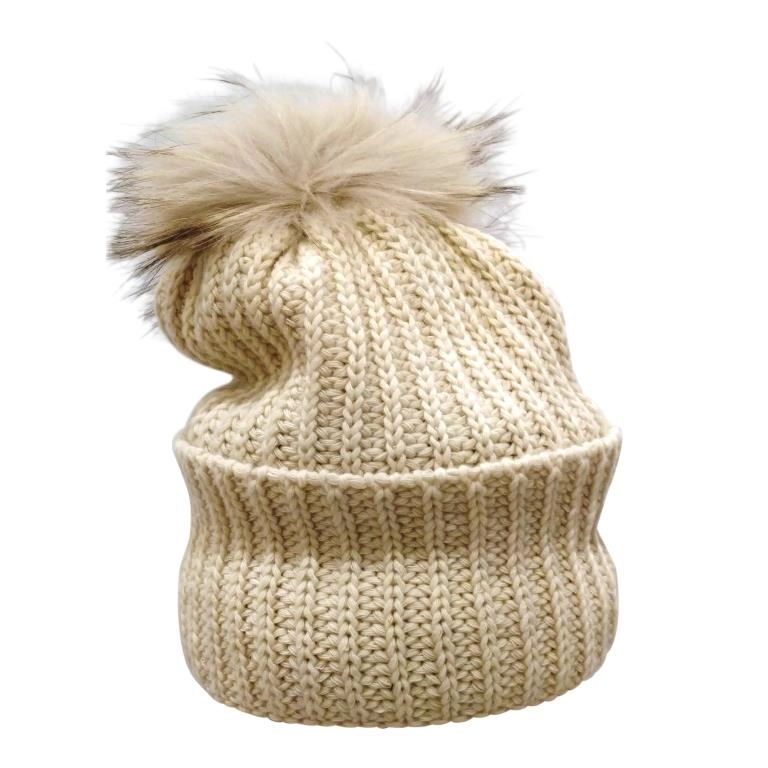 RACHELLE - CASHMERE CUFF CAP  -  Italian Cashmere - SAVE