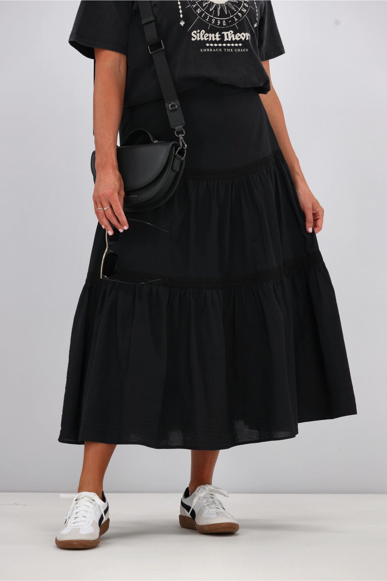 Sunday Boho Ebony Skirt Black