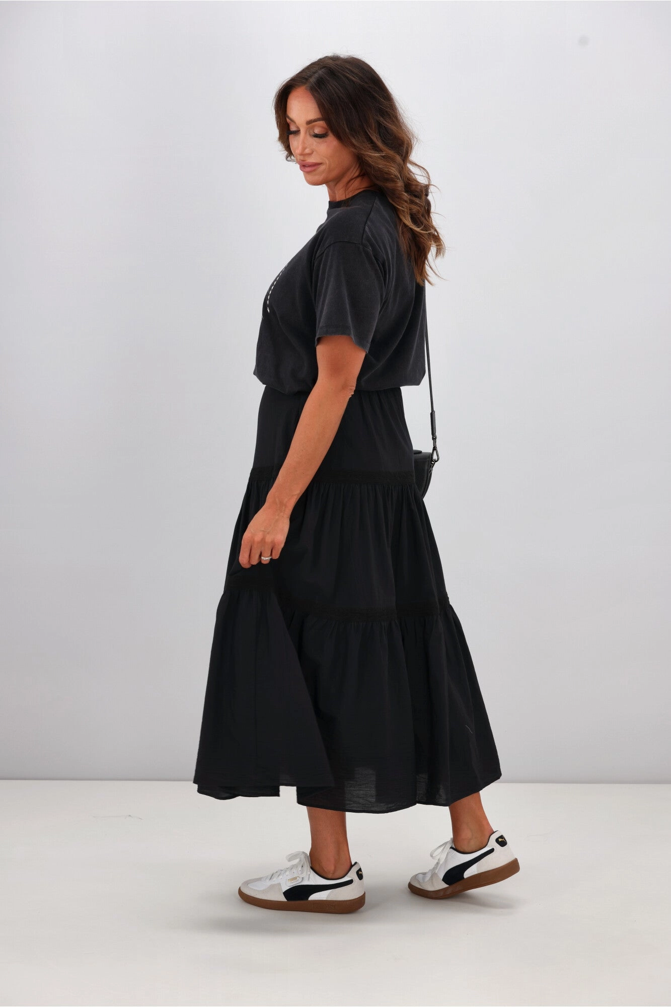Sunday Boho Ebony Skirt Black