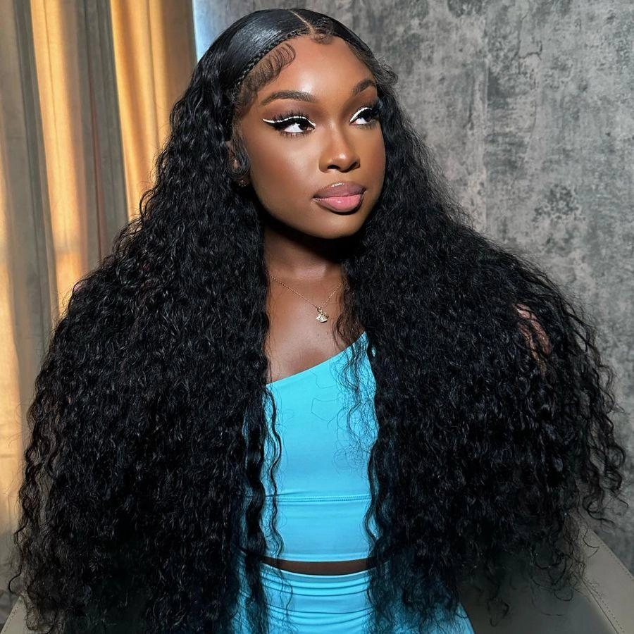 Upgrade Pre Everything Wear & Go 13X6 Lace Front Wigs Water Wave Pre Max Wig