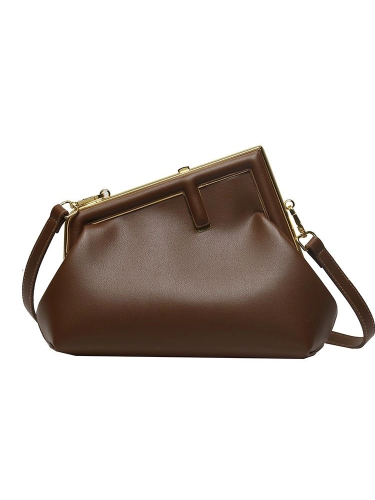 Women's Soft Leather Clutch Purse Crossbody Bags with Removable Strap