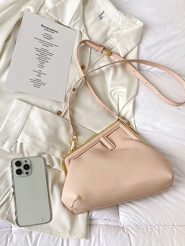 Women's Soft Leather Clutch Purse Crossbody Bags with Removable Strap