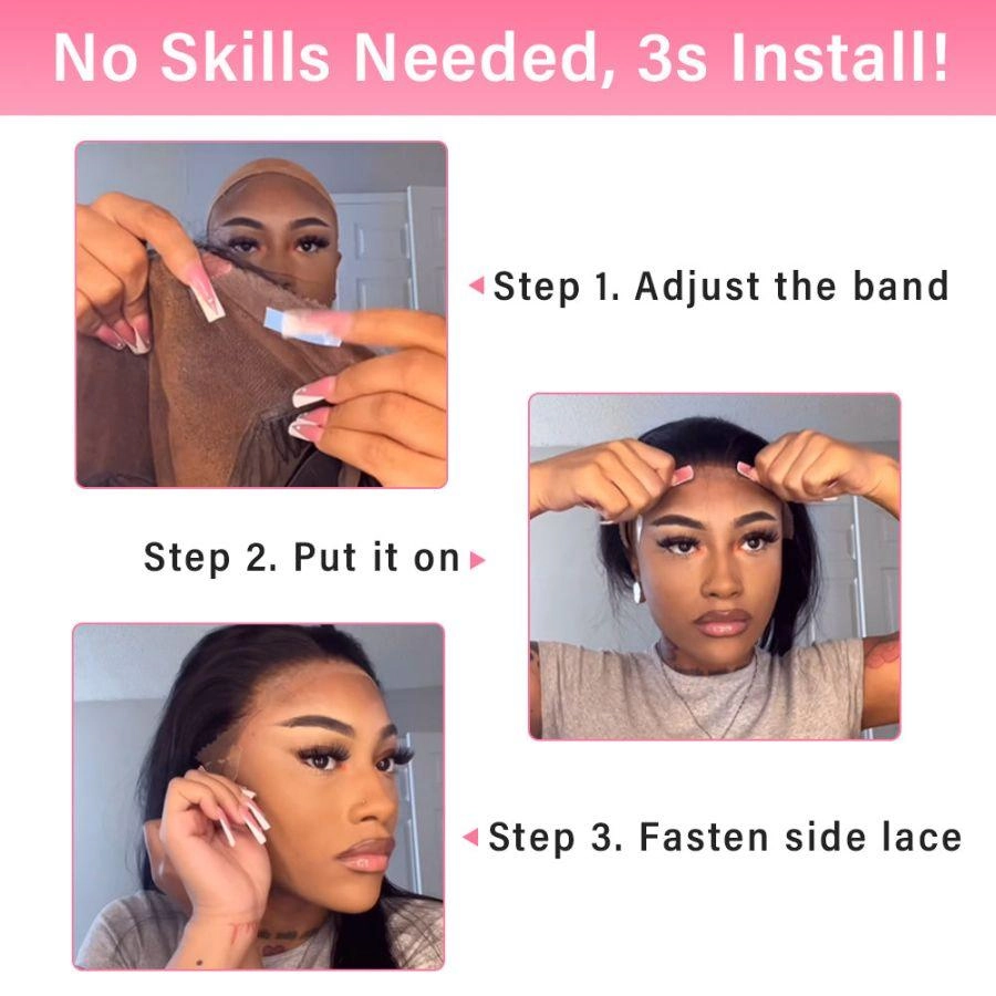 WOWANGEL Pre Everything 99J Burgundy 13X6 Lace Front Wigs Pre Max Wig