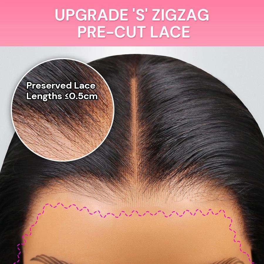 WOWANGEL Pre-Everything Straight Bob 9X6 Wear Go Glueless Wig HD Lace Wigs